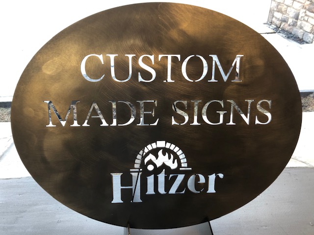 Custom Made Metal Sign 1000mm 